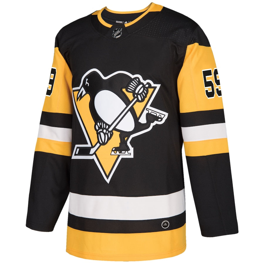 Men's Pittsburgh Penguins Jake Guentzel  Black Authentic Player Jersey