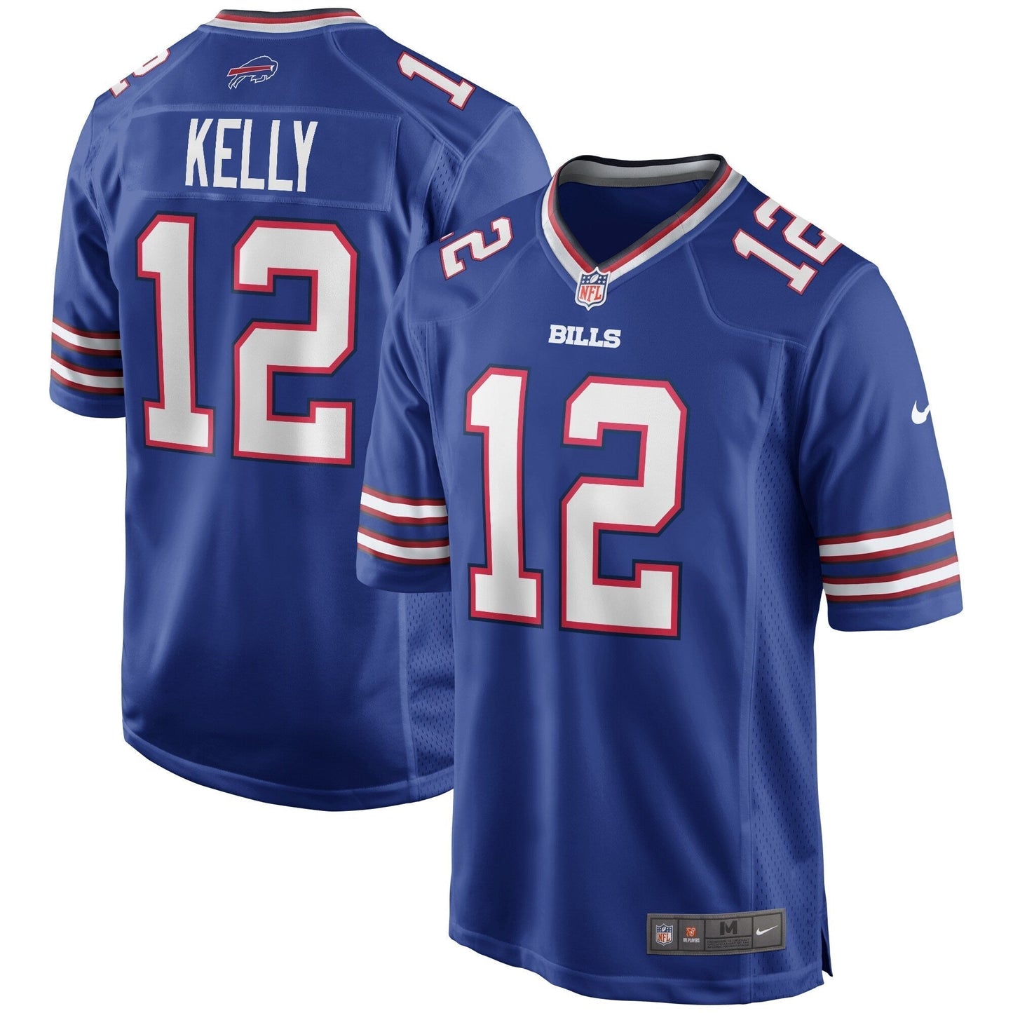 Jim Kelly Buffalo Bills  Game Retired   Jersey - Royal
