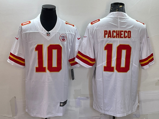 Men's Kansas City Chiefs Isiah Pacheco White Game Jersey