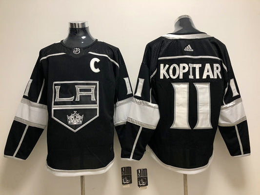 Men's Los Angeles Kings Anze Kopitar #11 Black Home Breakaway Player Jerseys