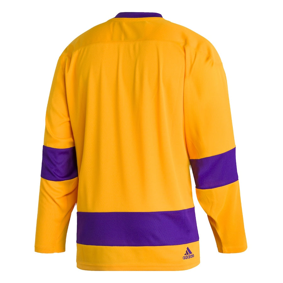 Custom Los Angeles Kings Team Classics Blank Jersey - Gold