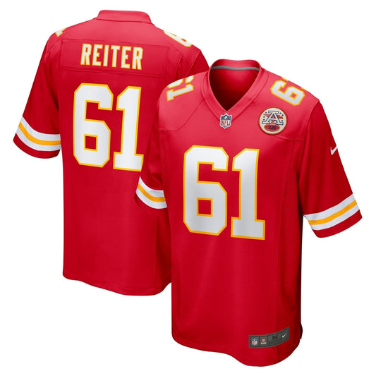 Austin Reiter Kansas City Chiefs  Game   Jersey - Red
