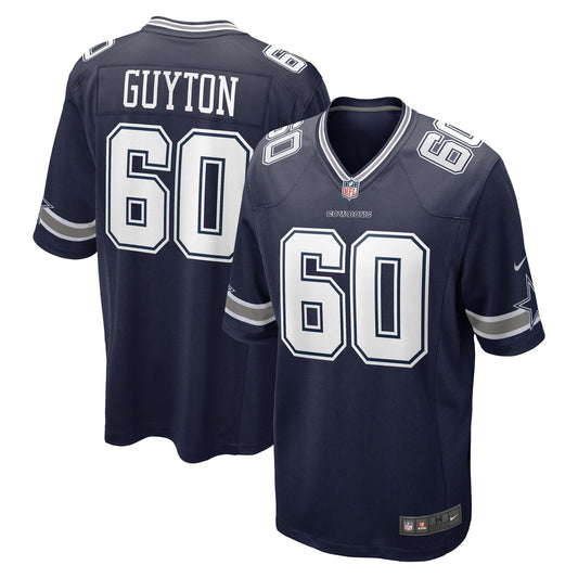 Tyler Guyton Dallas Cowboys  2024 NFL Draft First Round Pick   Game Jersey - Navy