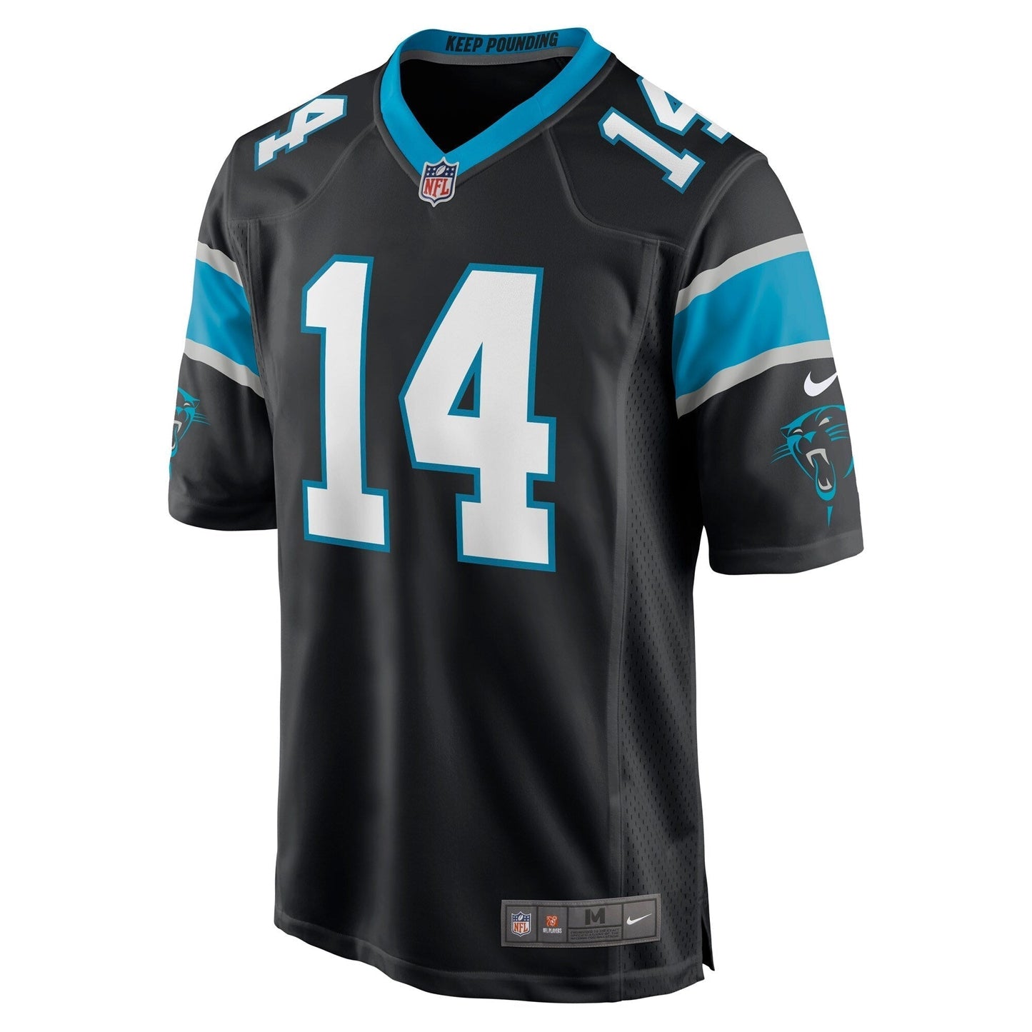Sam Darnold Carolina Panthers  Game   Jersey - Black