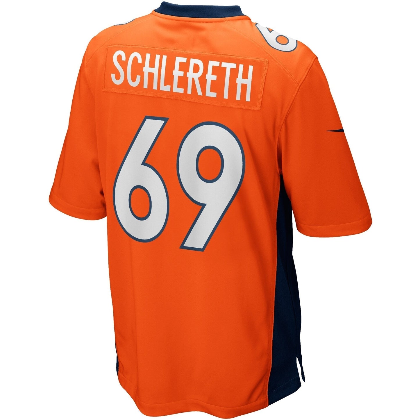 Mark Schlereth Denver Broncos  Game Retired   Jersey - Orange