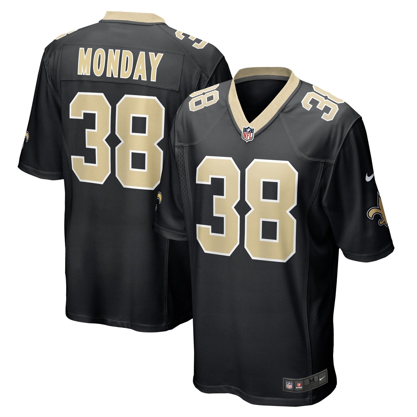 Smoke Monday New Orleans Saints  Game   Jersey - Black