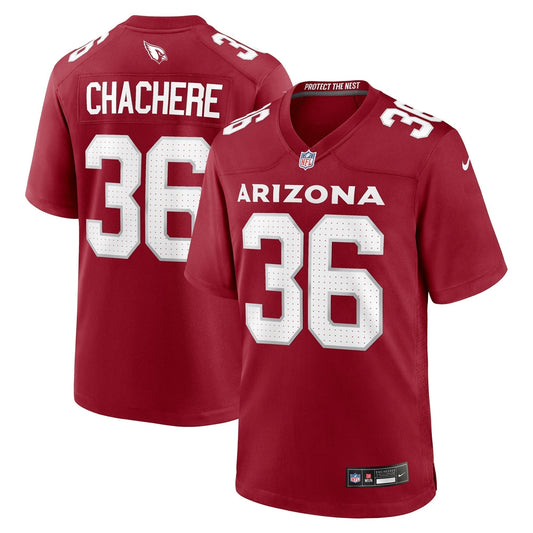 Andre Chachere Arizona Cardinals  Team Game Jersey -  Cardinal