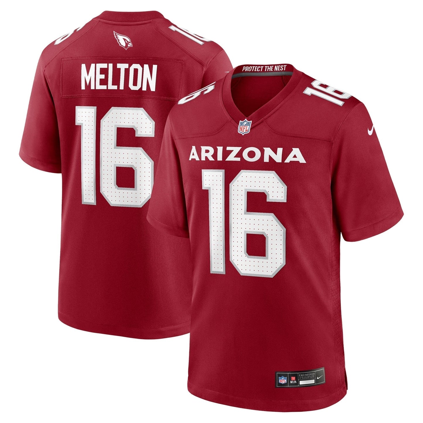 Max Melton Arizona Cardinals  Team Game Jersey -  Cardinal