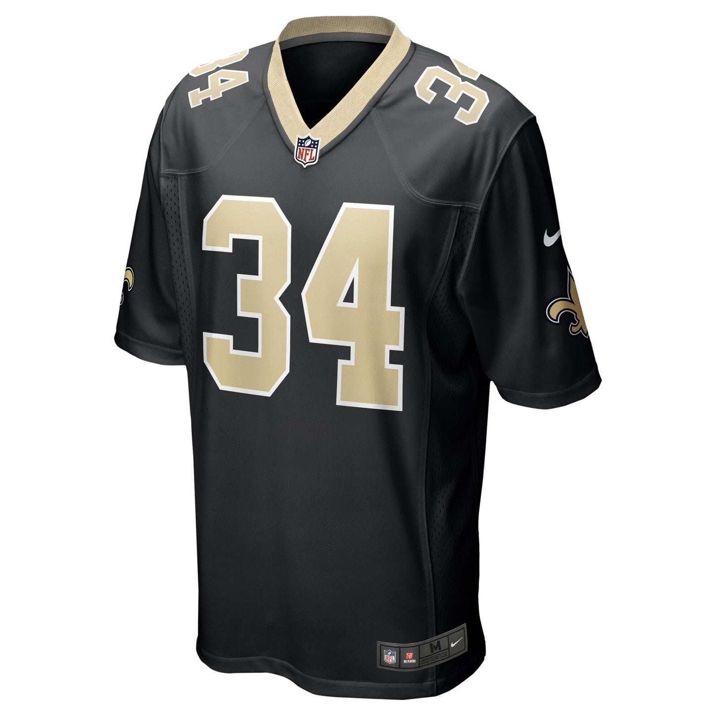 Ga'Quincy McKinstry New Orleans Saints  2024 NFL Draft   Game Jersey - Black