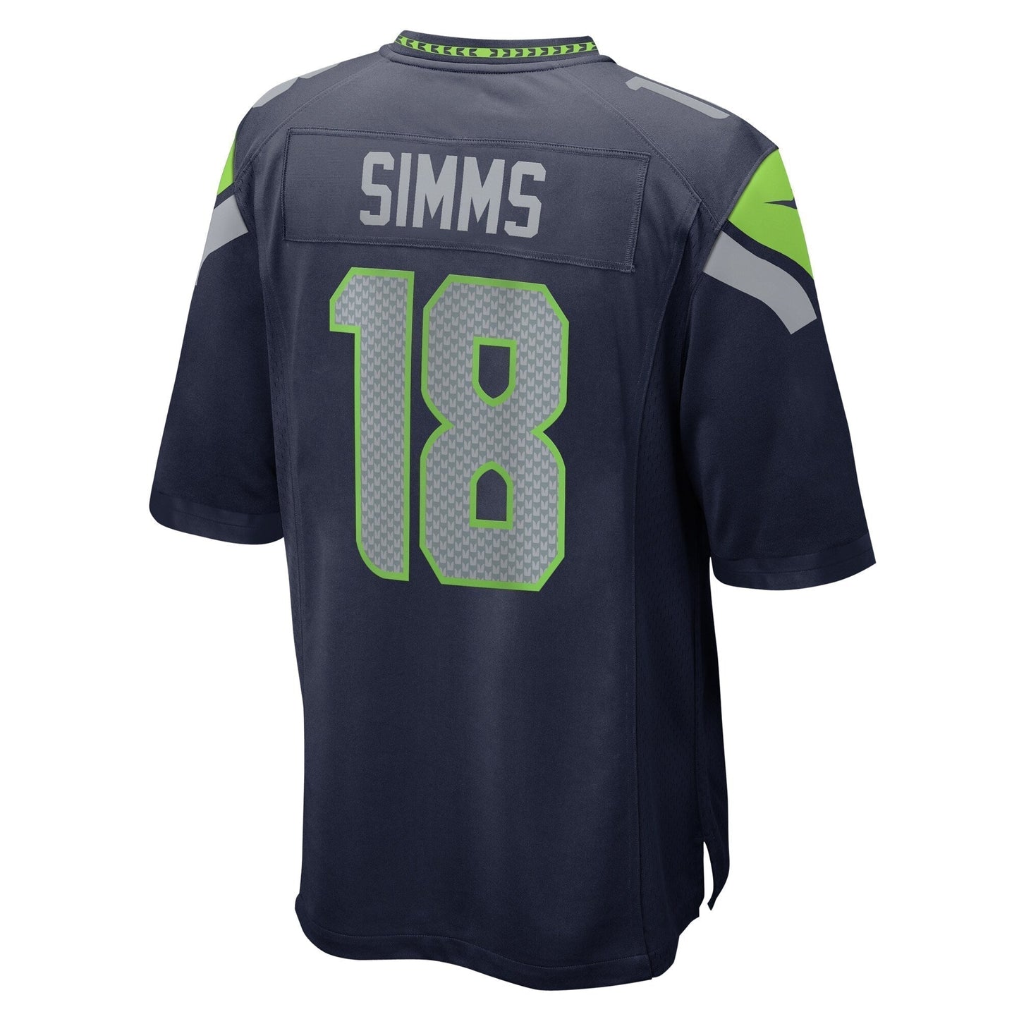 Marcus Simms Seattle Seahawks   Game Jersey -  College Navy