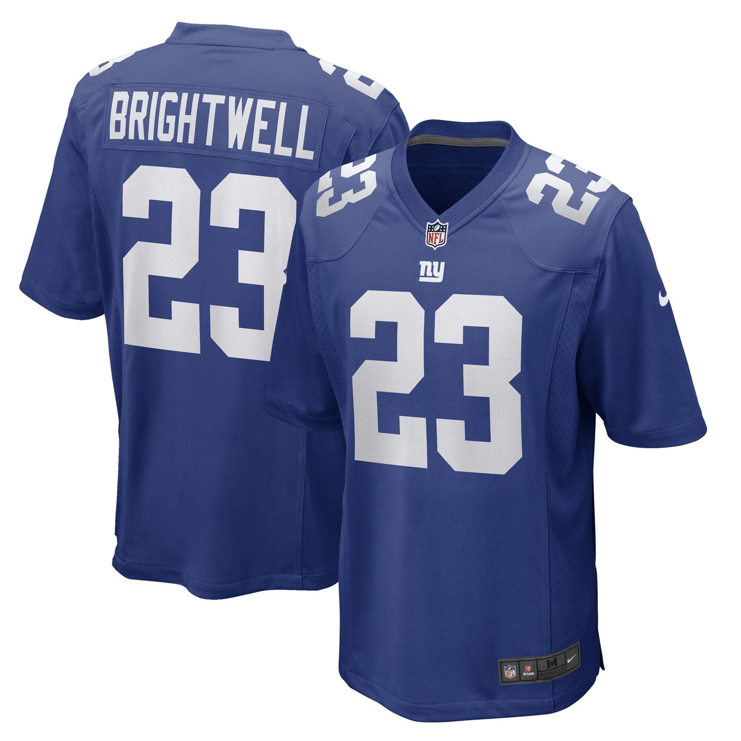 Gary Brightwell New York Giants  Team Game   Jersey - Royal