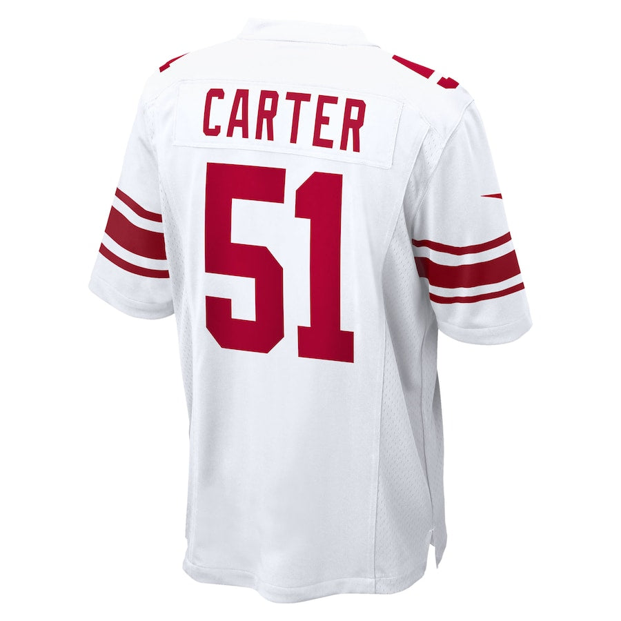 Men's New York Giants Abdul Carter  White First Round Pick Game Jersey