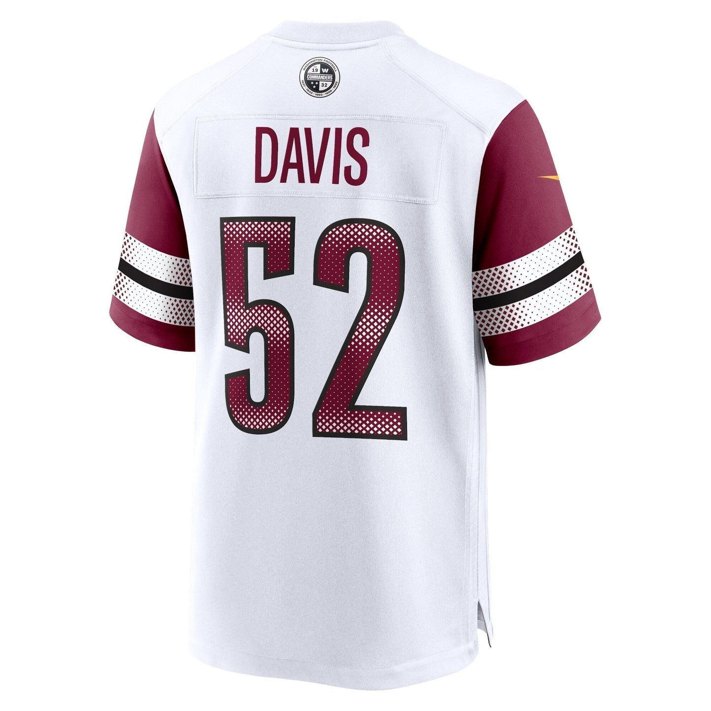 Jamin Davis Washington Commanders  Game Jersey - White
