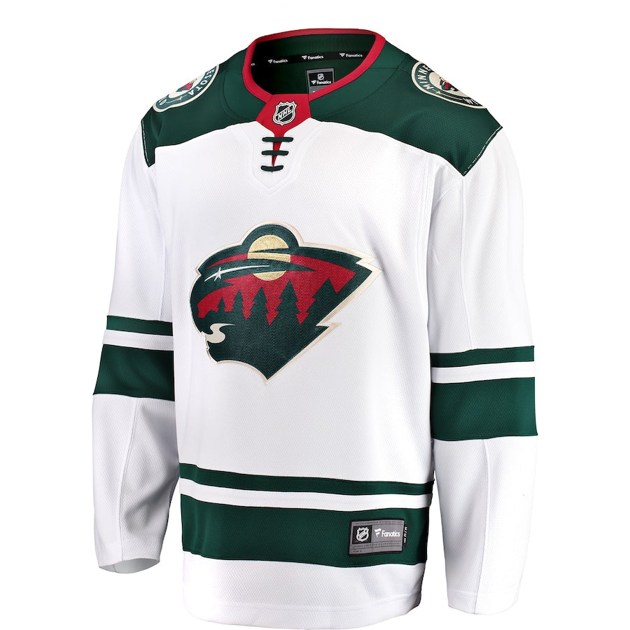 Minnesota Wild Breakaway Away Blank Jersey - White