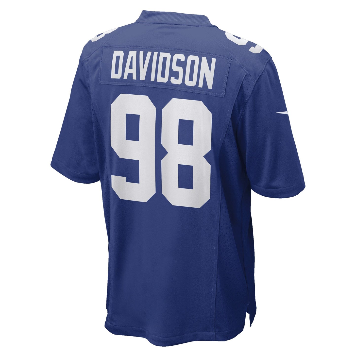 D.J. Davidson New York Giants  Game   Jersey - Royal