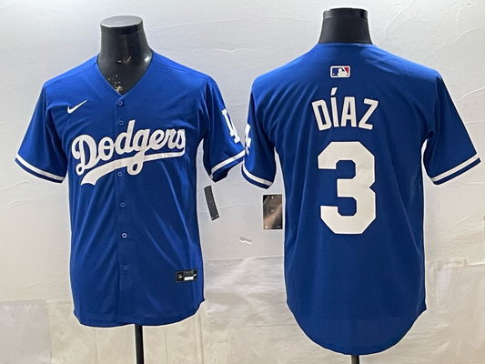 Men's Los Angeles Dodgers Edwin Diaz Royal Alternate 2 Replica Jersey