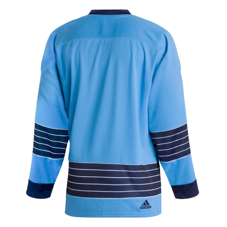 Men's Pittsburgh Penguins  Light Blue Team Classics Authentic Blank Jersey
