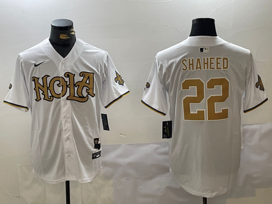 Men's New Orleans Saints Rashid Shaheed White Player Jersey