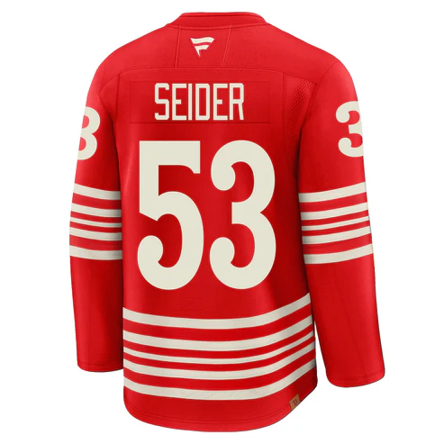 Moritz Seider Detroit Red Wings Fanatics Centennial Jersey