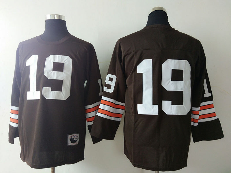 Men's Cleveland Browns Bernie Kosar  Brown Legacy Replica Jersey1
