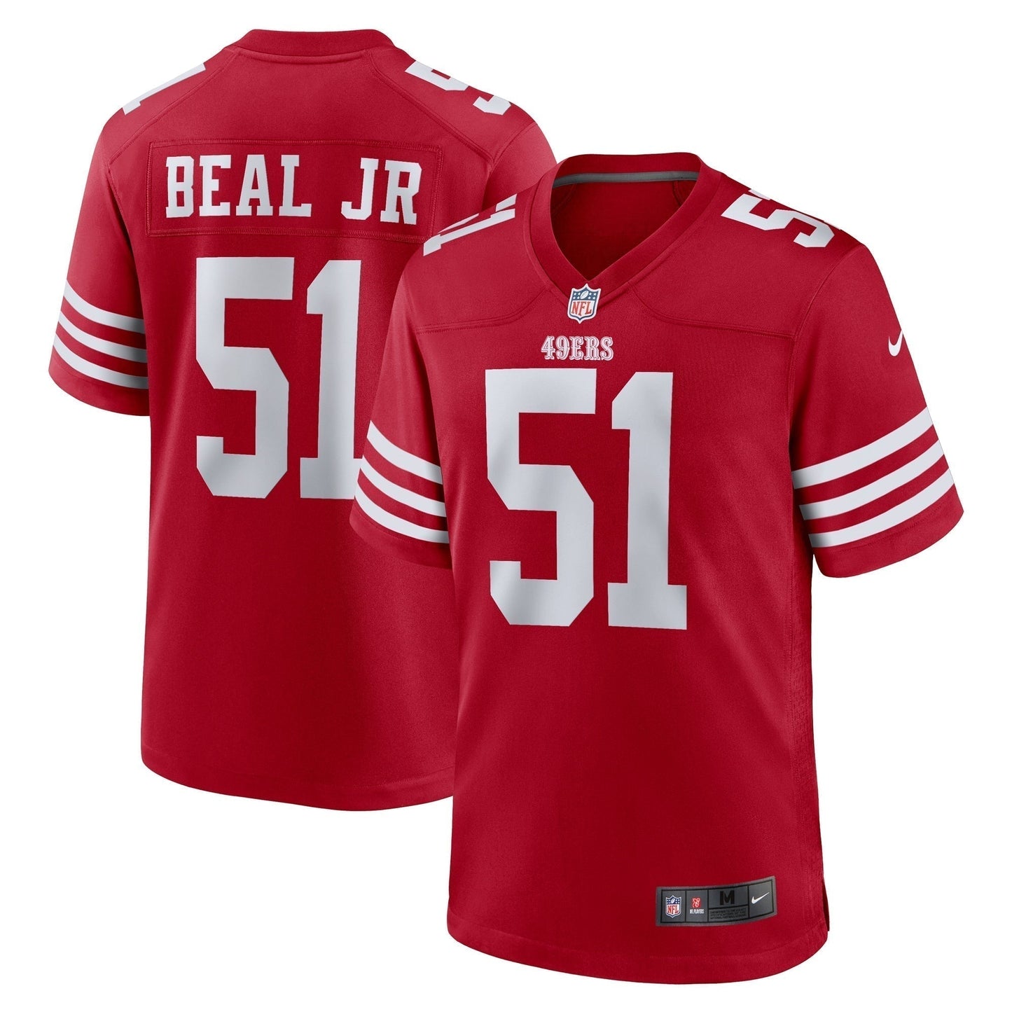 Robert Beal Jr San Francisco 49ers   Game Jersey -  Scarlet