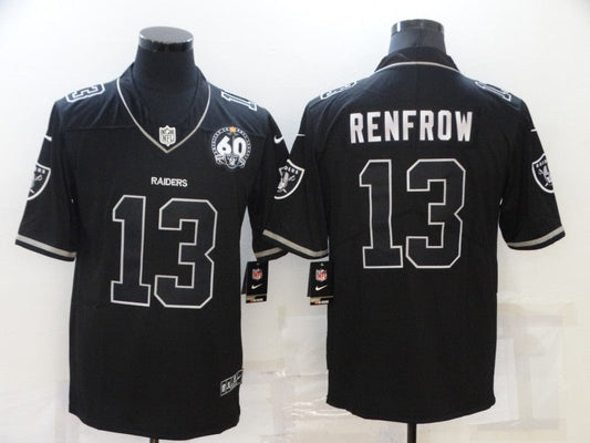 Men's Las Vegas Raiders Hunter Renfrow Black Game Player Jersey