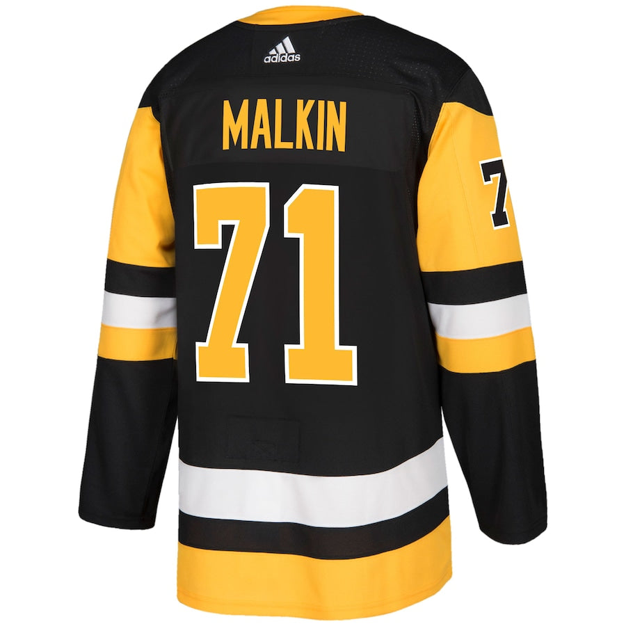 Men's Pittsburgh Penguins Evgeni Malkin  Black Authentic Player Jersey