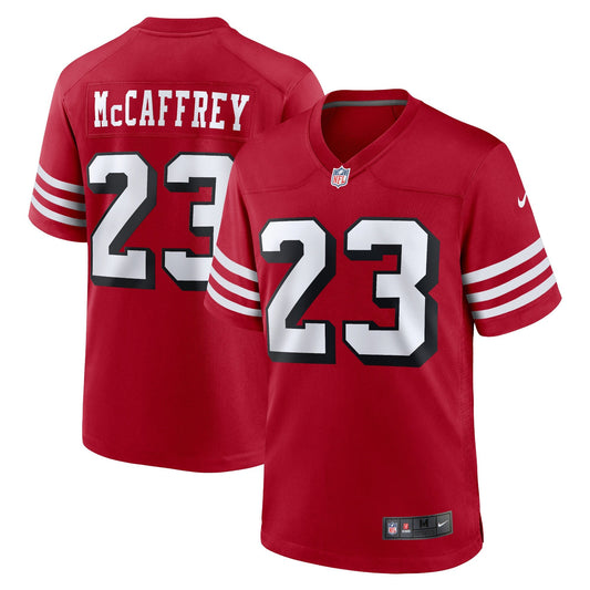 Christian McCaffrey San Francisco 49ers  Alternate Game   Jersey - Scarlet
