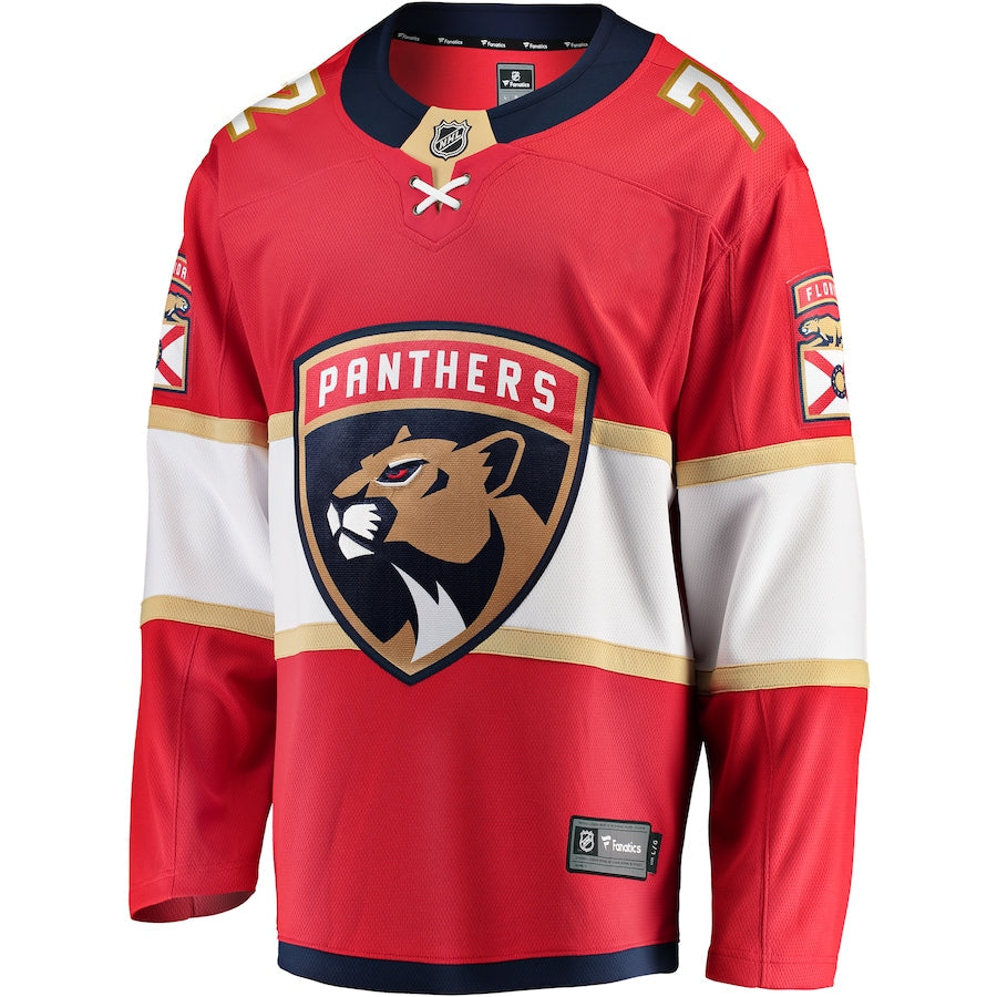 Sergei Bobrovsky Florida Panthers Breakaway  Jersey - Red