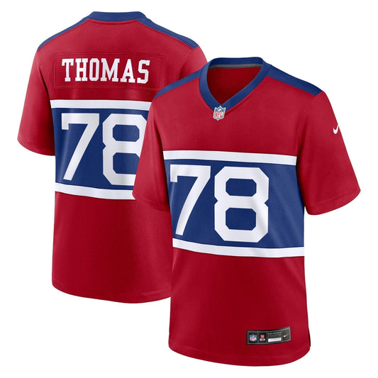 Andrew Thomas New York Giants  Alternate   Game Jersey - Century Red