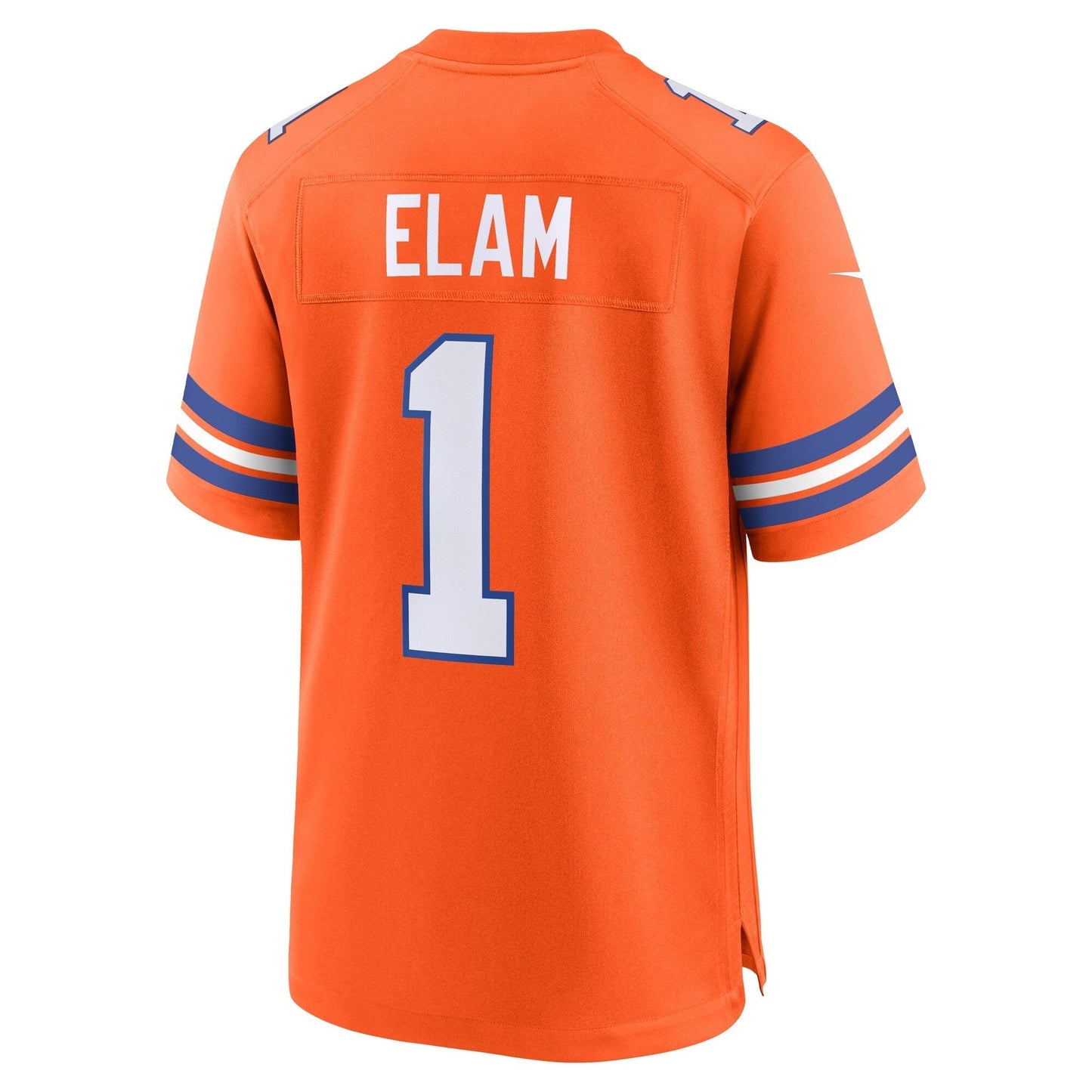 Jason Elam Denver Broncos  Mile High Collection 1977 Throwback Retired   Game Jersey - Orange