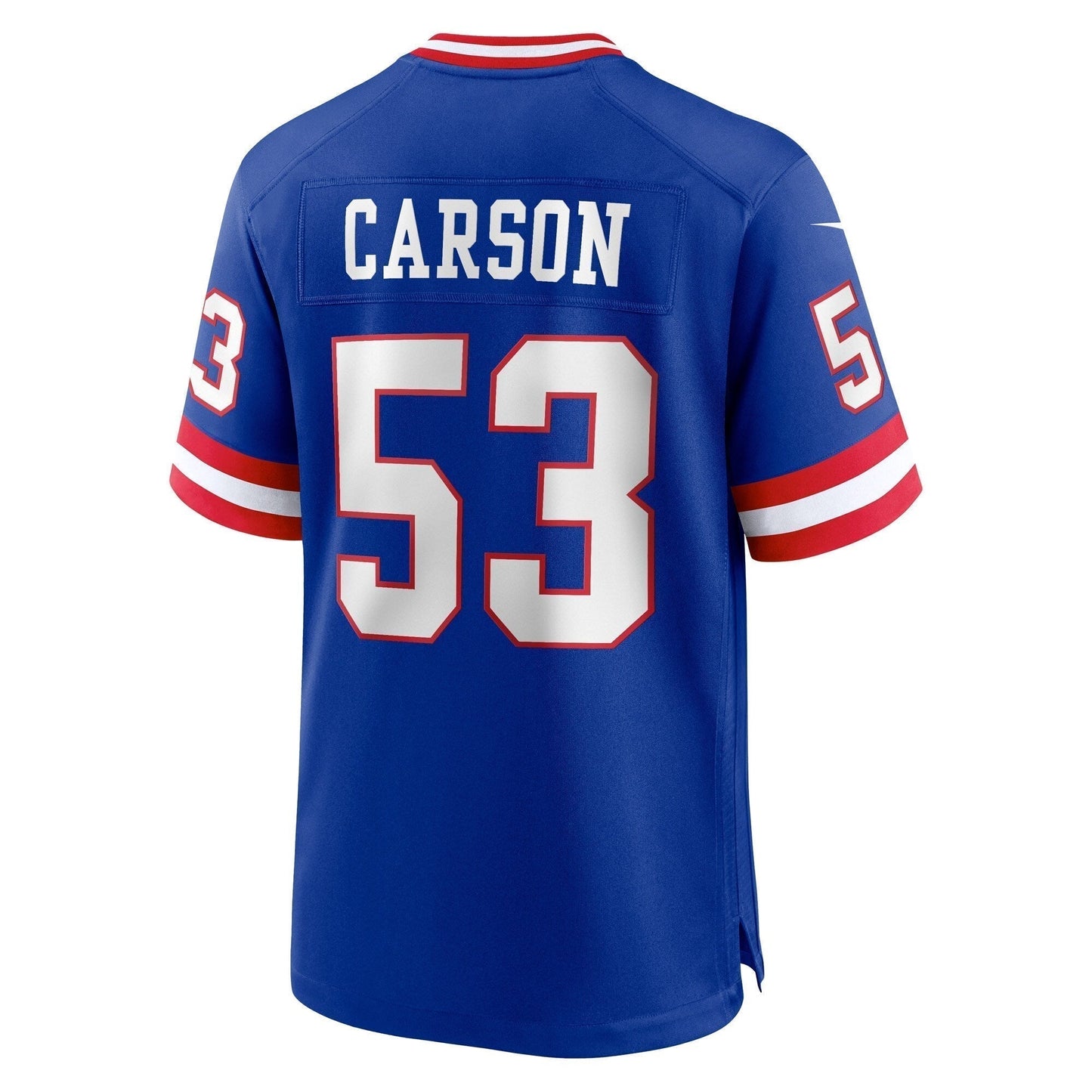 Harry Carson New York Giants  Classic Retired   Game Jersey - Royal