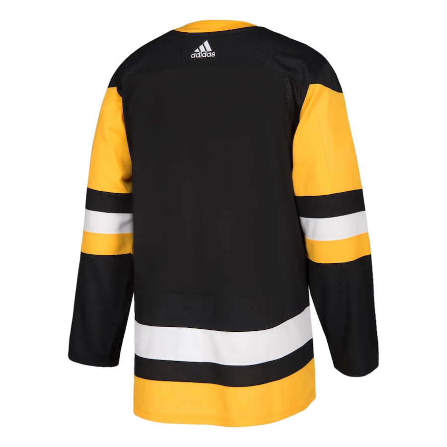 Men's Pittsburgh Penguins  Black Home Authentic Blank Jersey