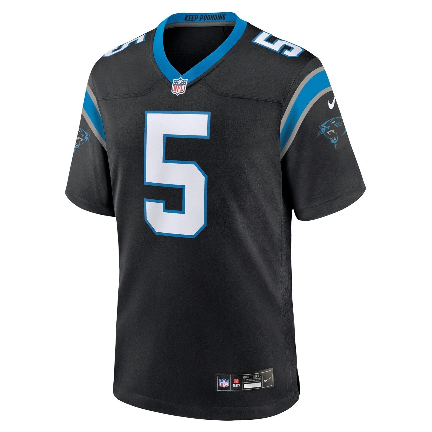 Laviska Shenault Jr. Carolina Panthers  Team Game Jersey - Black