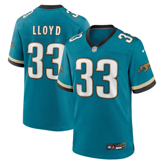 Devin Lloyd Jacksonville Jaguars  Prowler Throwback   Game Jersey - Teal