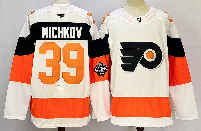 Men's Philadelphia Flyers Matvei Michkov White Player Jersey
