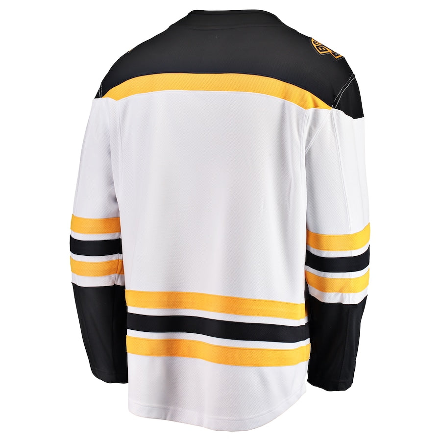 Custom Boston Bruins  Breakaway Away Jersey - White