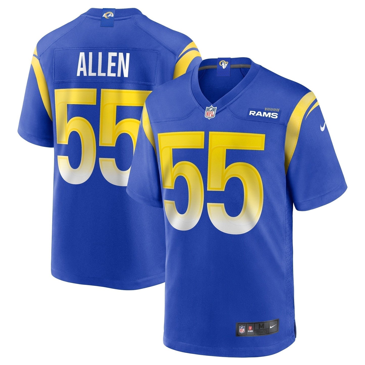 Brian Allen Los Angeles Rams  Game Jersey - Royal