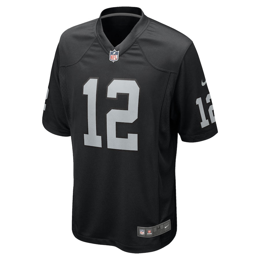 Men's Las Vegas Raiders Aidan O'Connell  Black Team Game Jersey