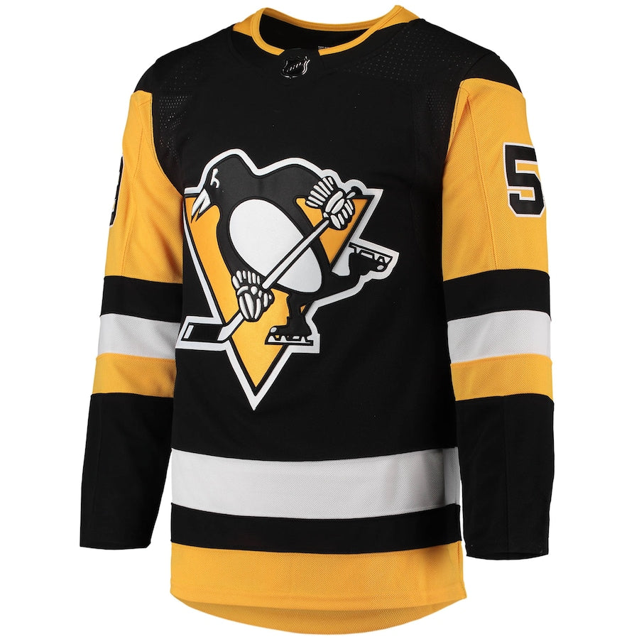 Men's Pittsburgh Penguins Jake Guentzel  Black Home Primegreen Authentic Player Jersey