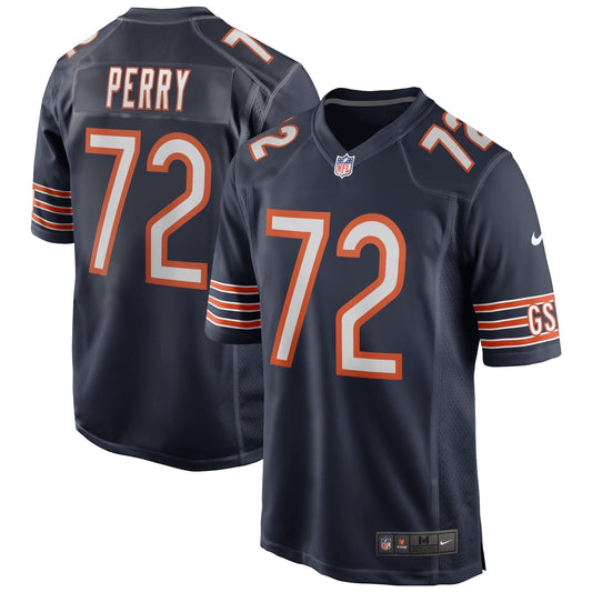 William Perry Chicago Bears  Game Retired   Jersey - Navy