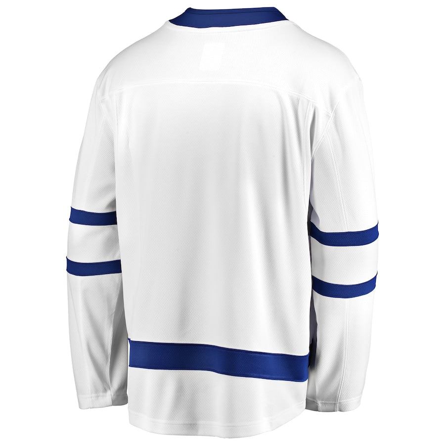 Custom Toronto Maple Leafs  Breakaway Away Jersey - White