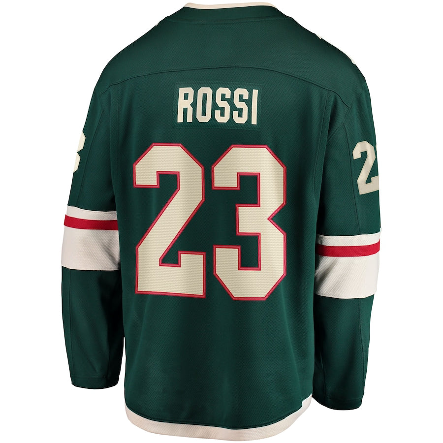 Marco Rossi Minnesota Wild Home Breakaway  Jersey - Green
