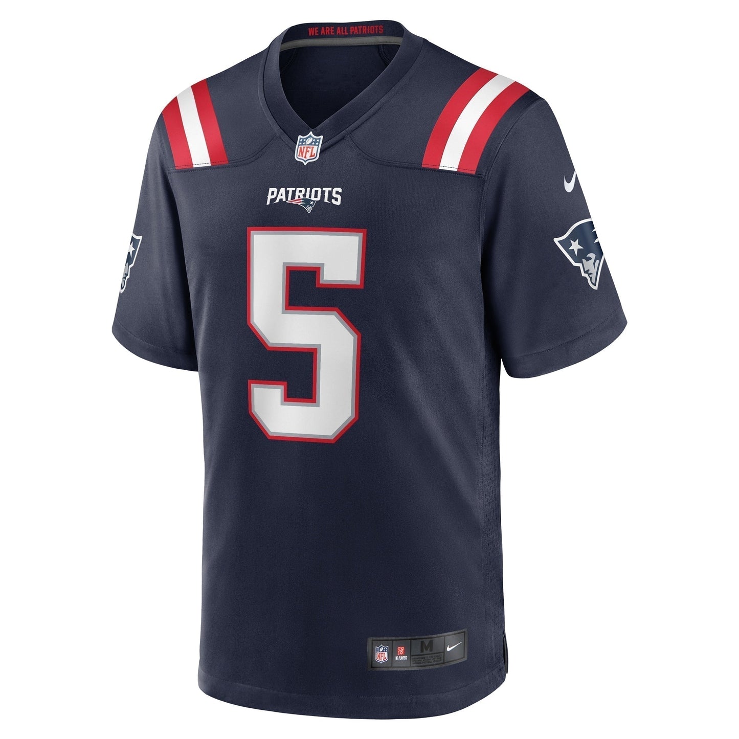 Jalen Reagor New England Patriots  Team Game Jersey -  Navy