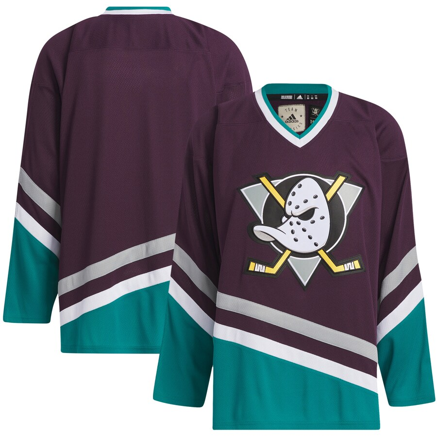 Custom Anaheim Ducks  Team Classic Jersey - Purple