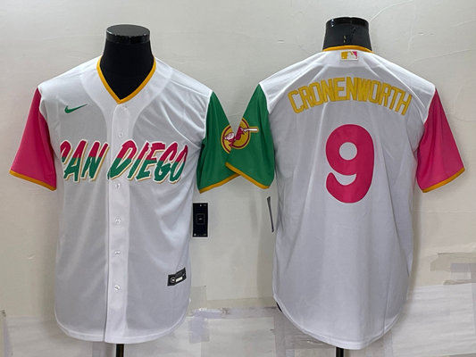 Men's San Diego Padres Jake Cronenworth White Player Stitched Jersey