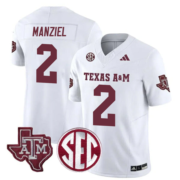 Johnny Manziel Texas A&M Aggies Football Away Jersey  White