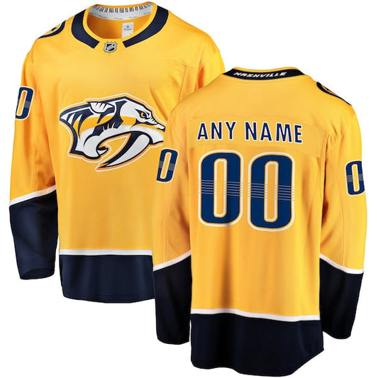 Custom Nashville Predators Jersey