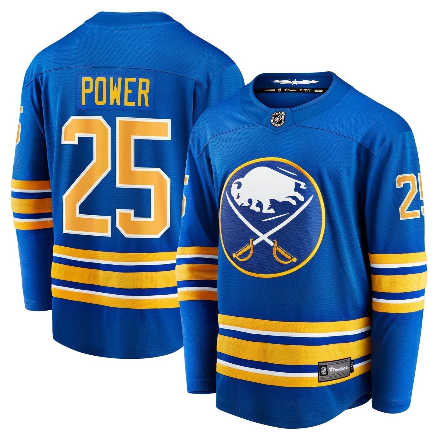 Owen Power Buffalo Sabres Fanatics Branded Home Breakaway Player Shirt - Royal