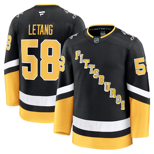 Kris Letang Pittsburgh Penguins Alternate Premium Jersey - Black